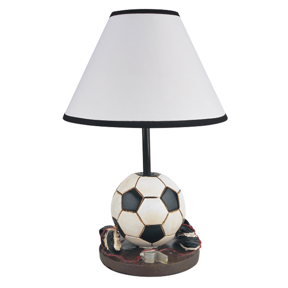 Sh Lighting Resin Soccer Sports Table, Sports Themed Lamp Shades