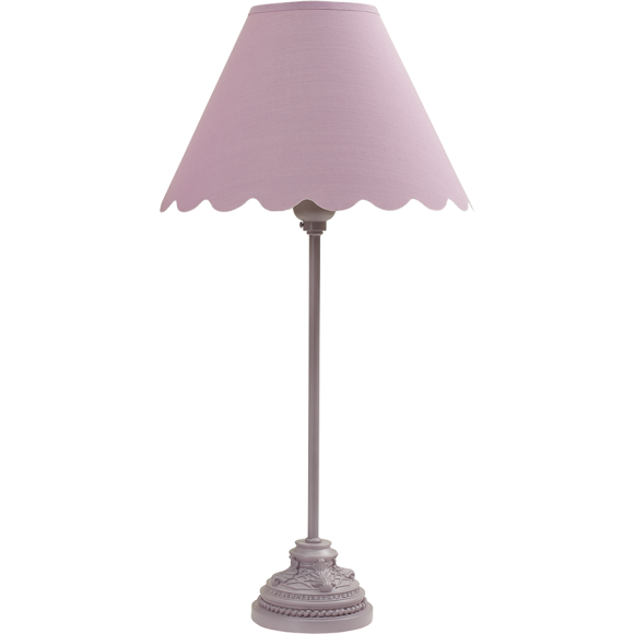 SH Lighting Painted Accent Style Table Lamp with Detailed Carvings
